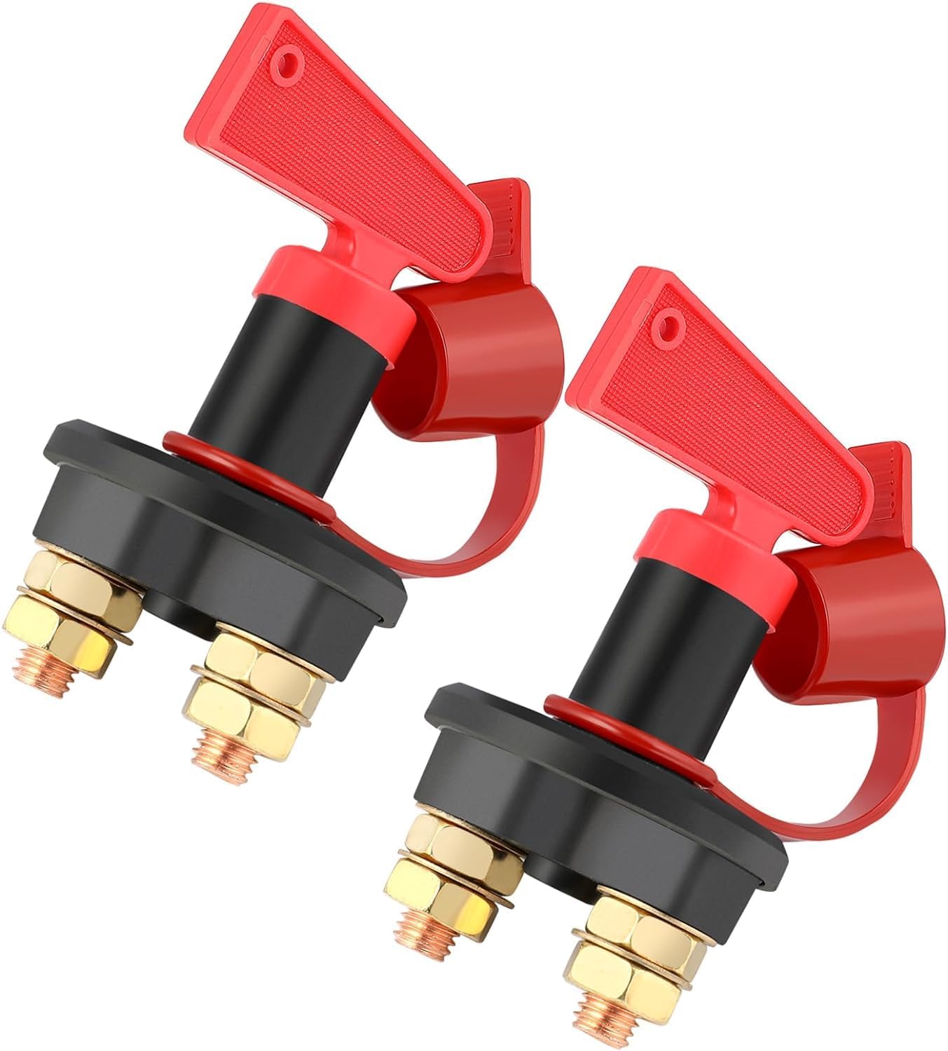 12V 24V Battery Isolator Switch with 4 Keys - Master Battery Cut Off Switch for Car, Auto, RV, Marine, Boat, ATV, Vehicle, Truck