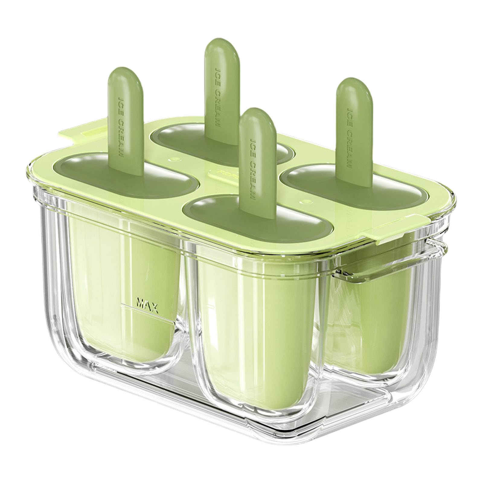 MICFENY Food Grade Silicone Popsicles Mold for Homemade Ice Cream Double Layer Ice Maker Mould Practical Kitchen Accessories
