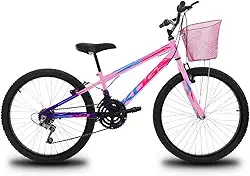 Bicicleta Infantil Aro 24 KOG Feminina 18V Cestinha