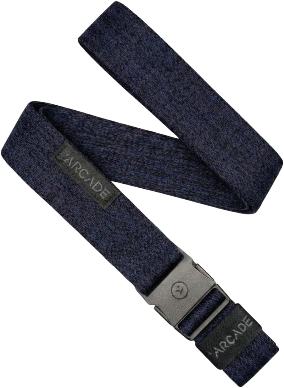 Arcade The Original Slim Unisex Adventure Belt, Narrow Width Elastic Stretch Webbing, Micro Adjust Buckle