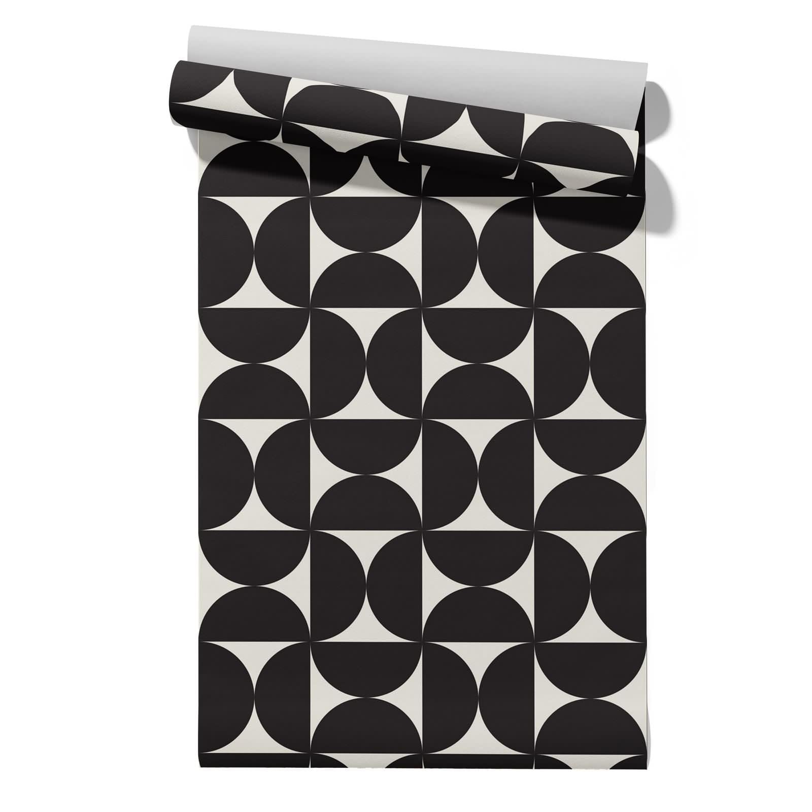 CEVAN Textured Wallpaper for Living Room Drawer Liner Floral Geometric Art Modern Fashion and Individuality 45x500cm