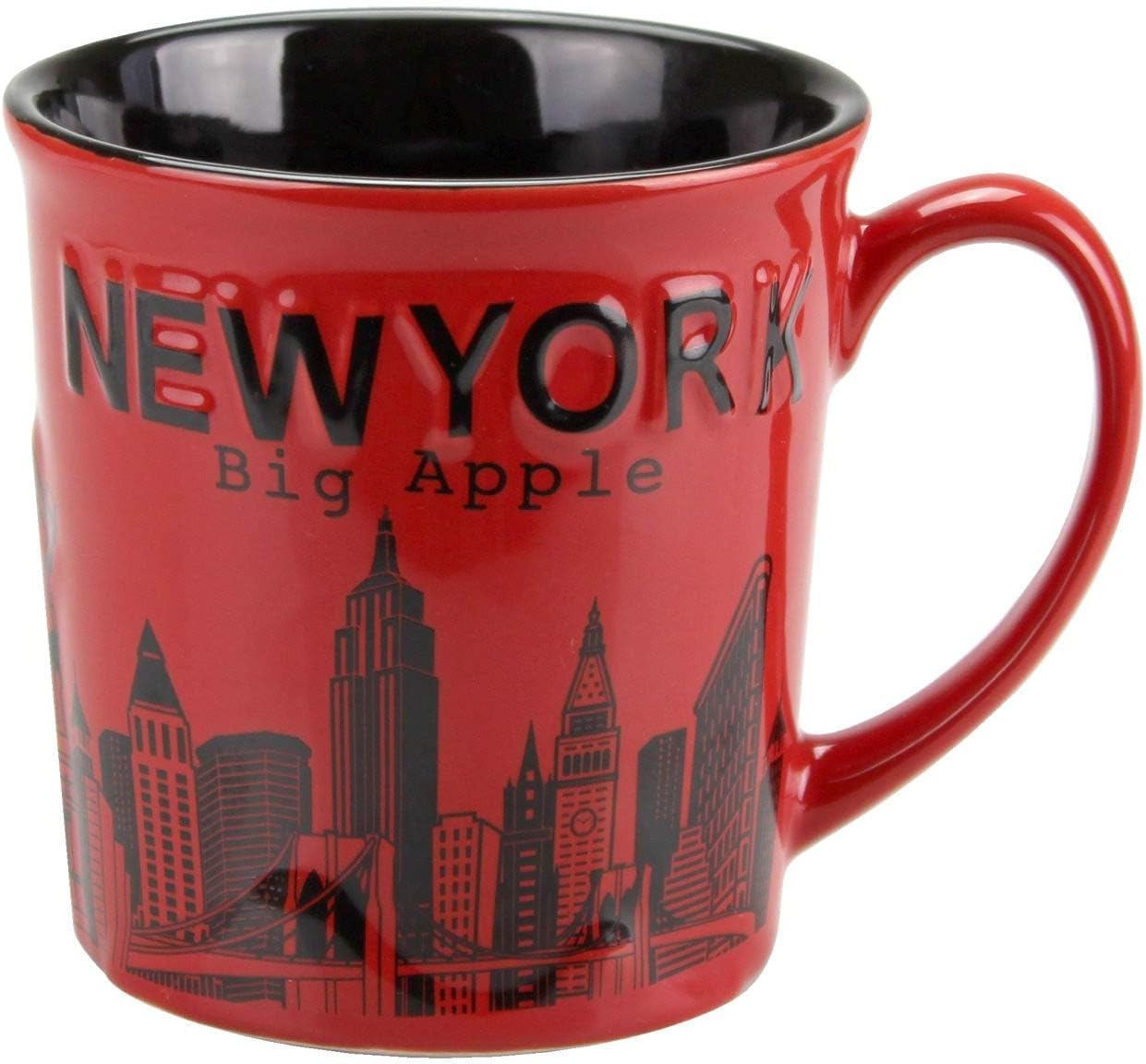 New York Big Apple City Skyline Jumbo Ceramic Mugs 