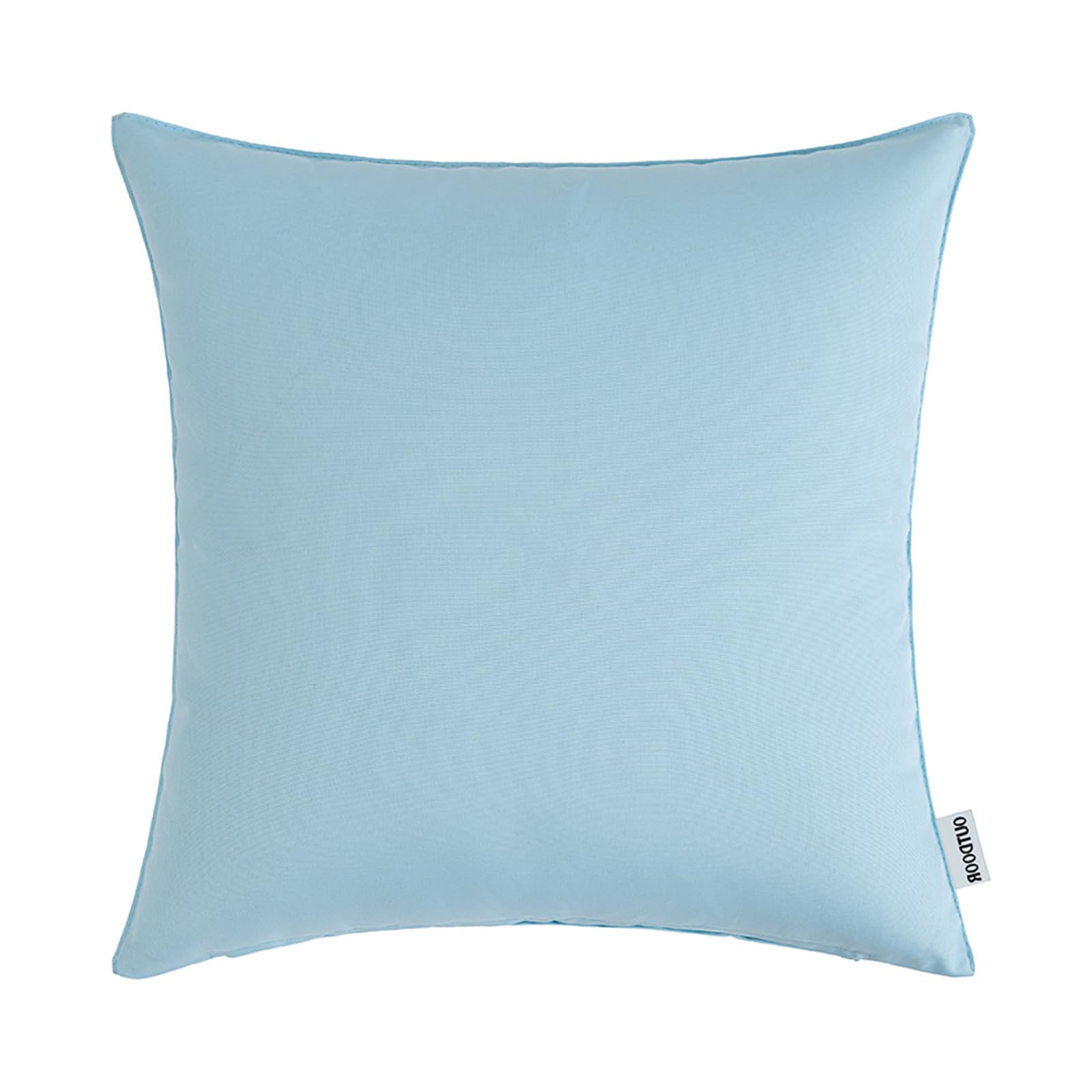 Housse De Coussin De Canapé Extérieur Imperméable 1 Pièce, Housse Assise avec Fermeture Éclair, pour Chaise De Jardin Terrasse Salon (Bleu Clair,65x65x10 cm)