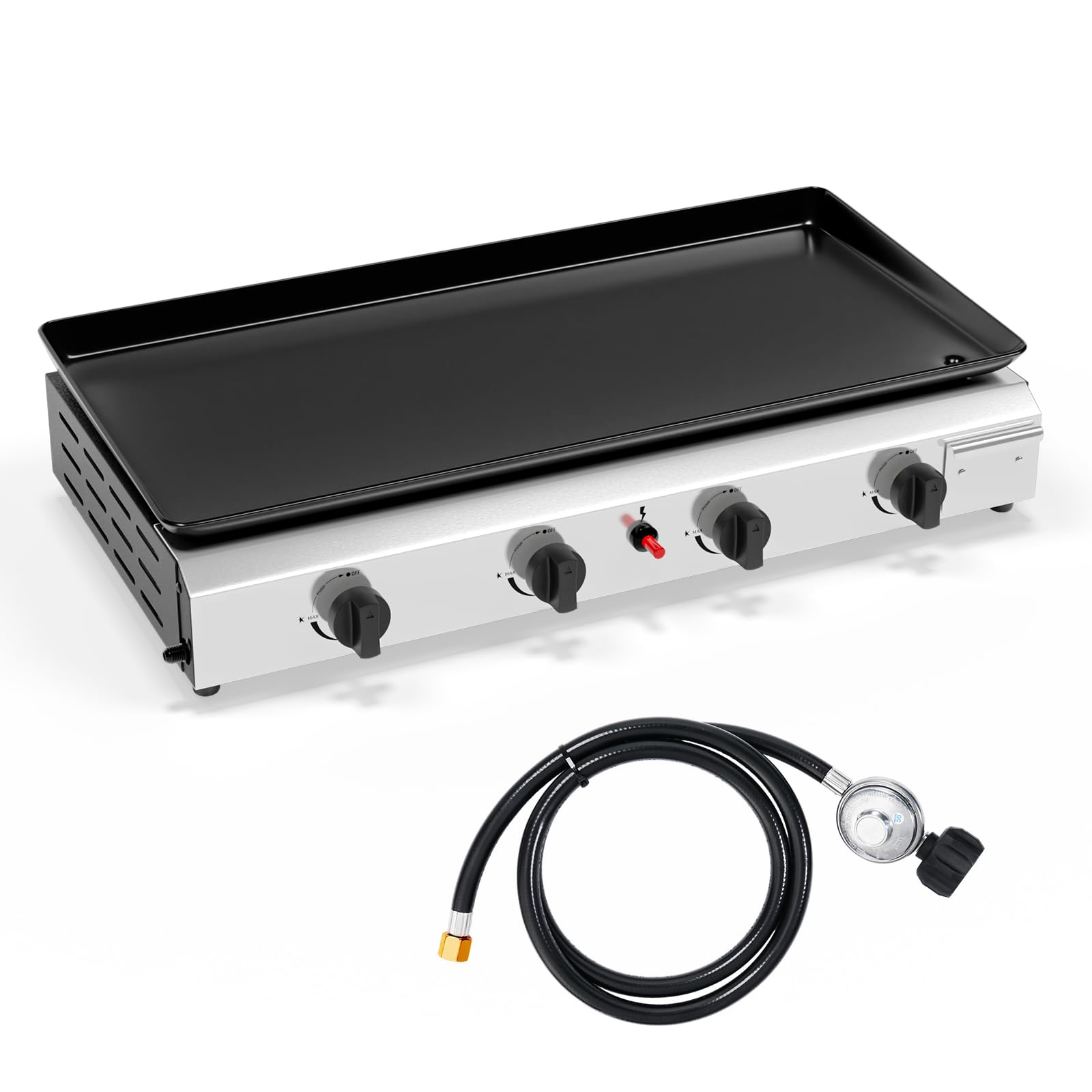 Bonnlo 4 Burner Portable Propane Griddle