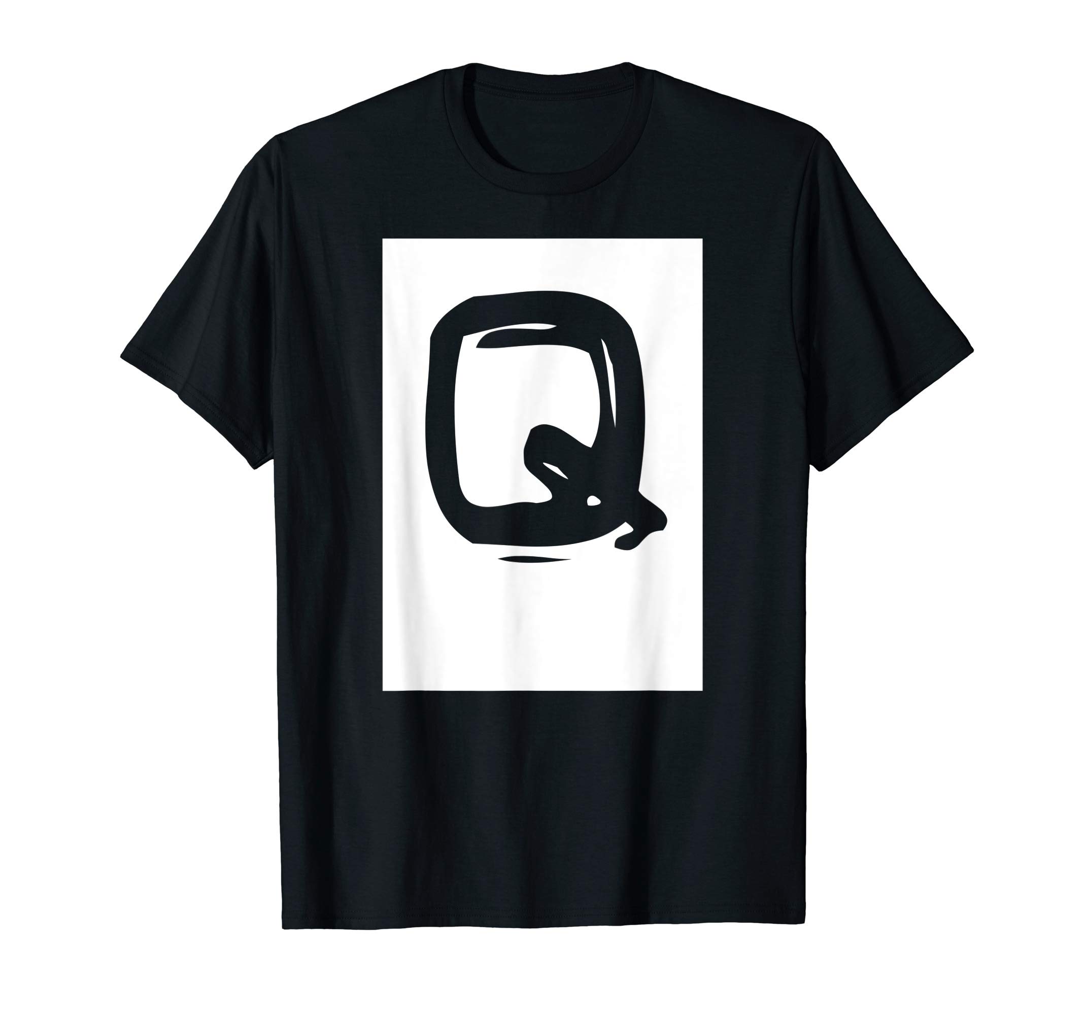 Bold Letter Q DesignsThe Letter Q, Q for Question Design T-Shirt