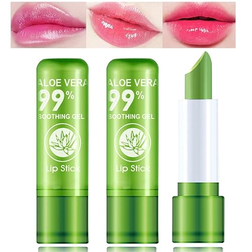 WYBLZPXZ Aloe Vera Lipstick 3-Piece Set