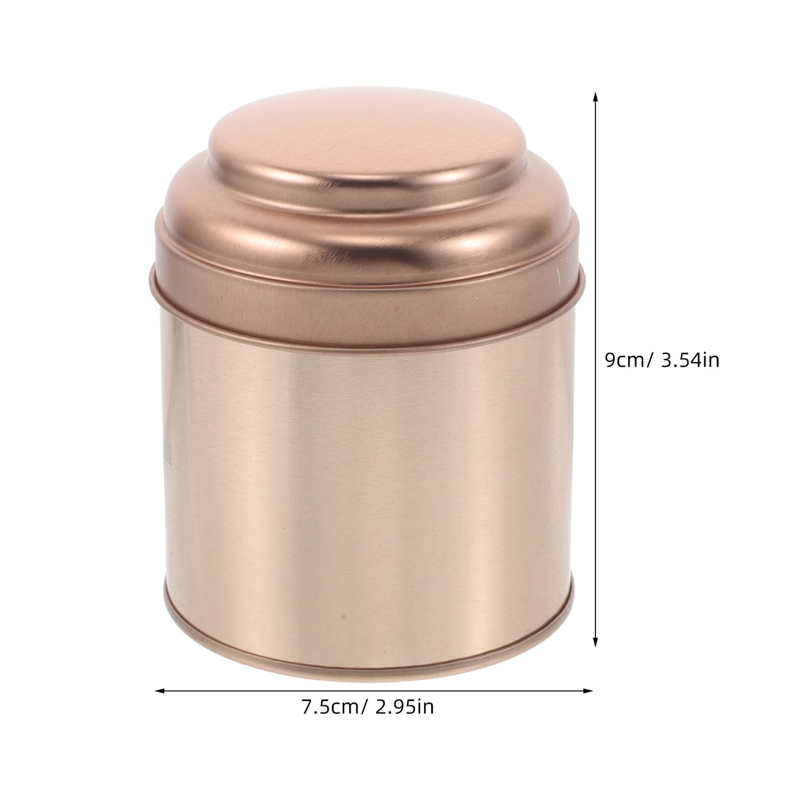 Healifty 6piezas Latas de Té Selladas Metal para Loose Tea Contenedores de Almacenamiento con Tapa Hermética Lats para Sueltas para Cocina