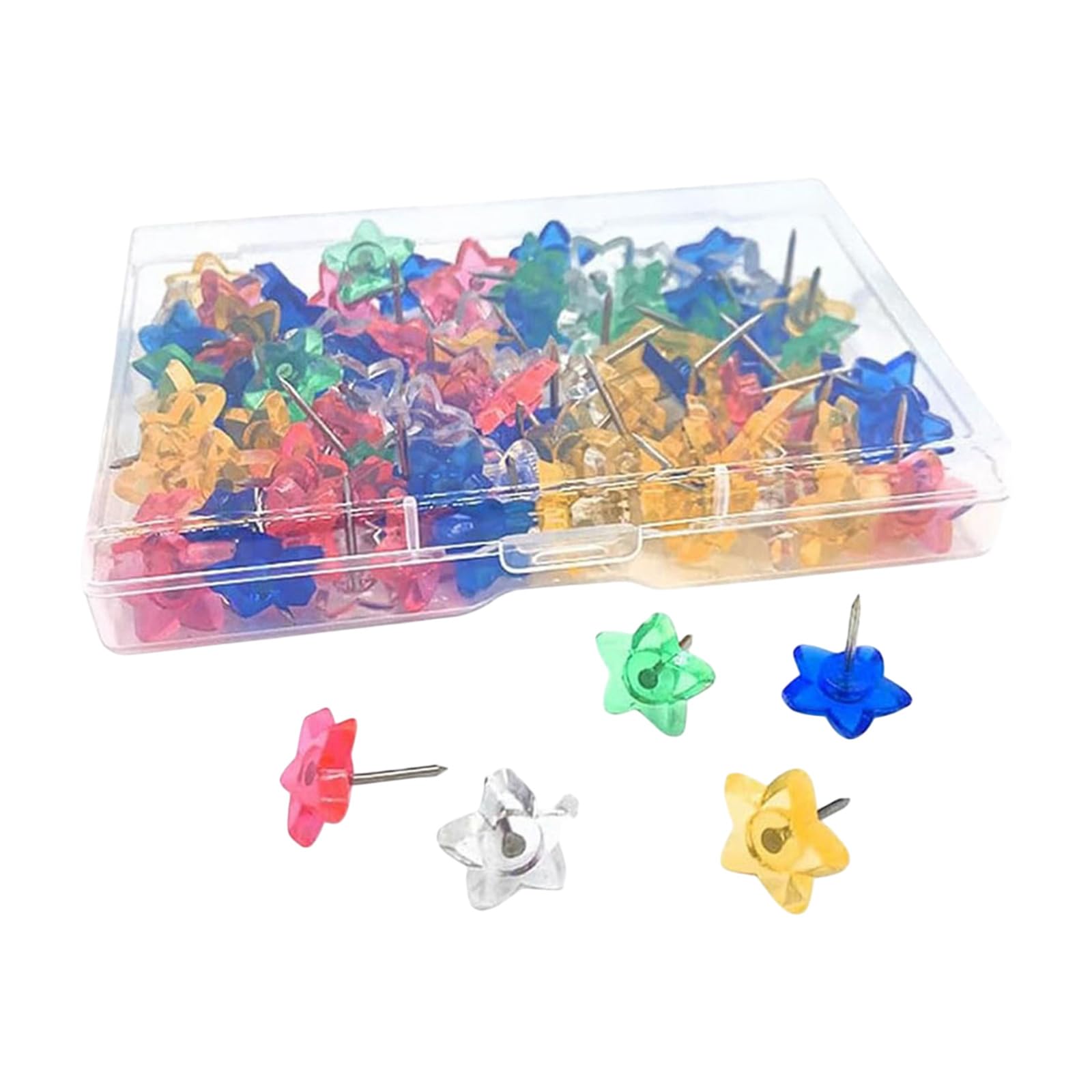 Map Push Pins Rounded Shape Drawing Thumbtacks Map Tacks Marking Pin Set for Pin Board Thumb Tacks with Steel Point Craft