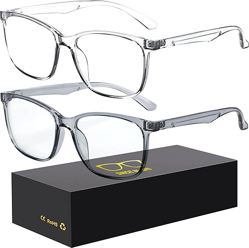 Oilway Lentes de bloqueo de luz azul para computadora lectura juegos televisión teléfonos a la moda anti fatiga ocular gafas UV para mujeres y