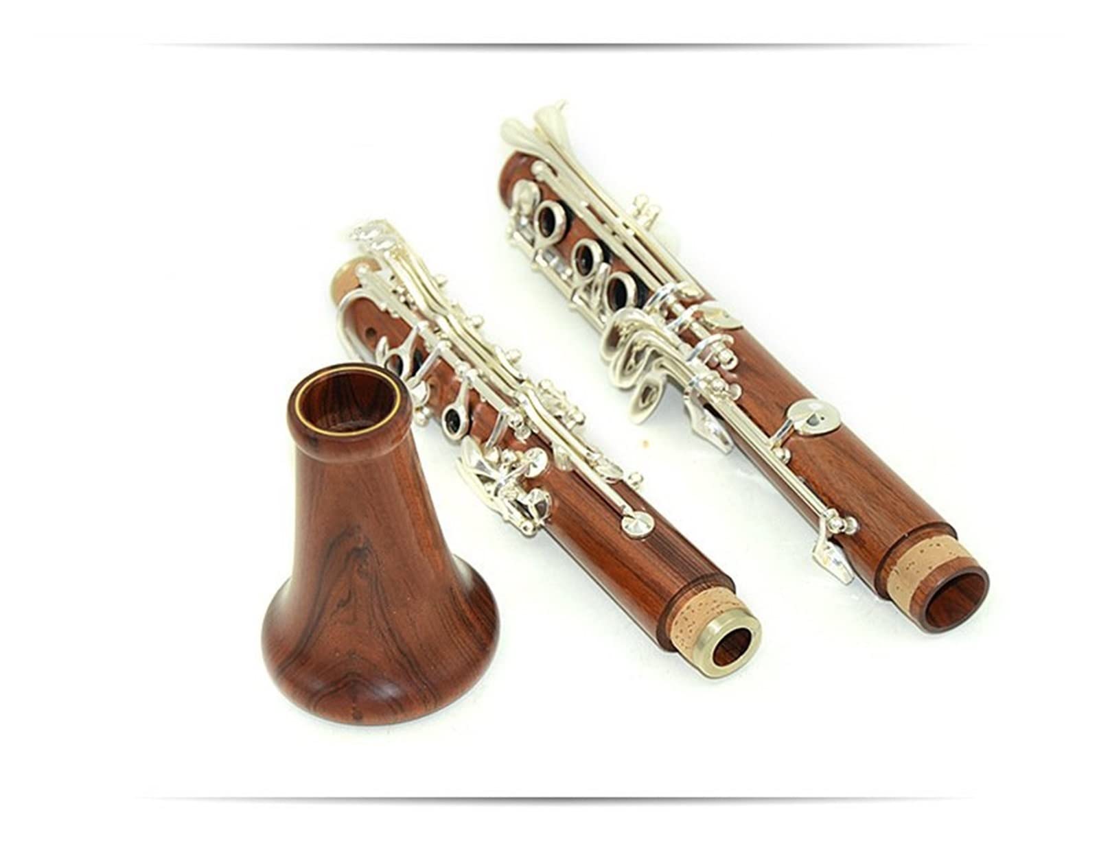 Amazon.co.jp: ZENGXUE プロの楽器Bフラットクラリネットホワイト銅