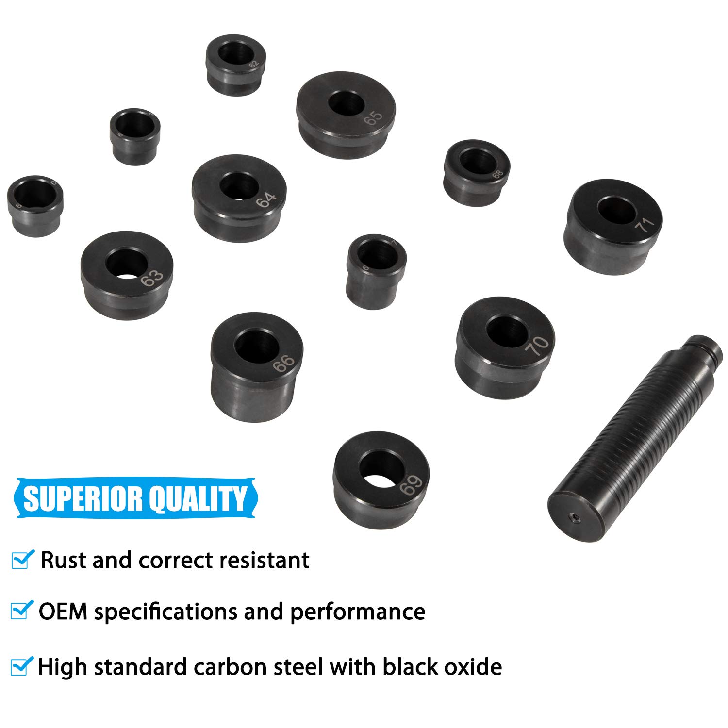E-cowlboy T-0220-700R4 - Kit de herramientas de extracción de juntas de buje para transmisión GM 700-R4 4L60 4L60E 4L65E (13 piezas)