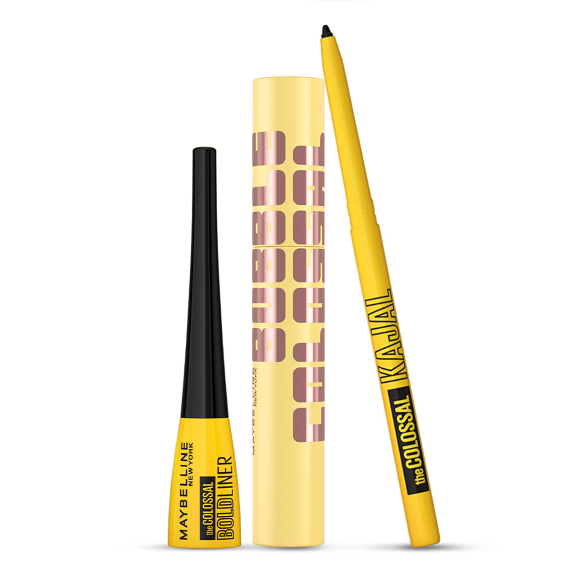 Maybelline New York Colossal Bubble It Up Eye Combo Kit – Colossal Bubble Mascara, Colossal Kajal & Colossal Bold Liner | Smudgeproof, Waterproof-picture-16