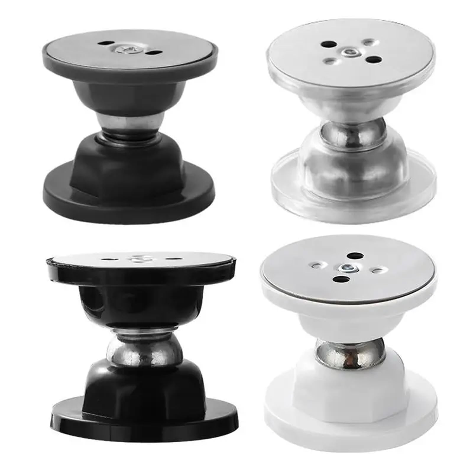 1pcs Magnetic Door Stopper Stainless Steel Door Holder(Black)