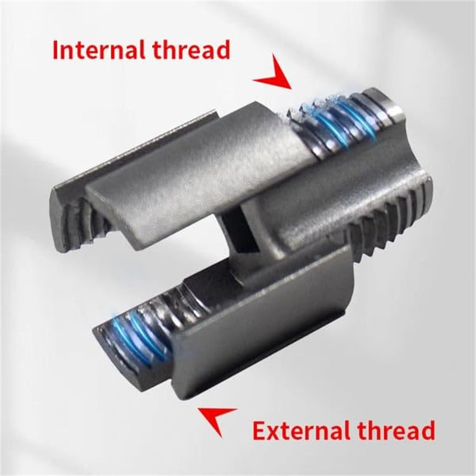 Pipe Thread Cutting Tool, Integrated Internal & External Pipe Threading Tool, PVC Thread Maker Tool For Electric Drill,1/2" (DN15) 3/4" (DN20) Pipe Sizes Rethreading Tool (1/2"+3/4")