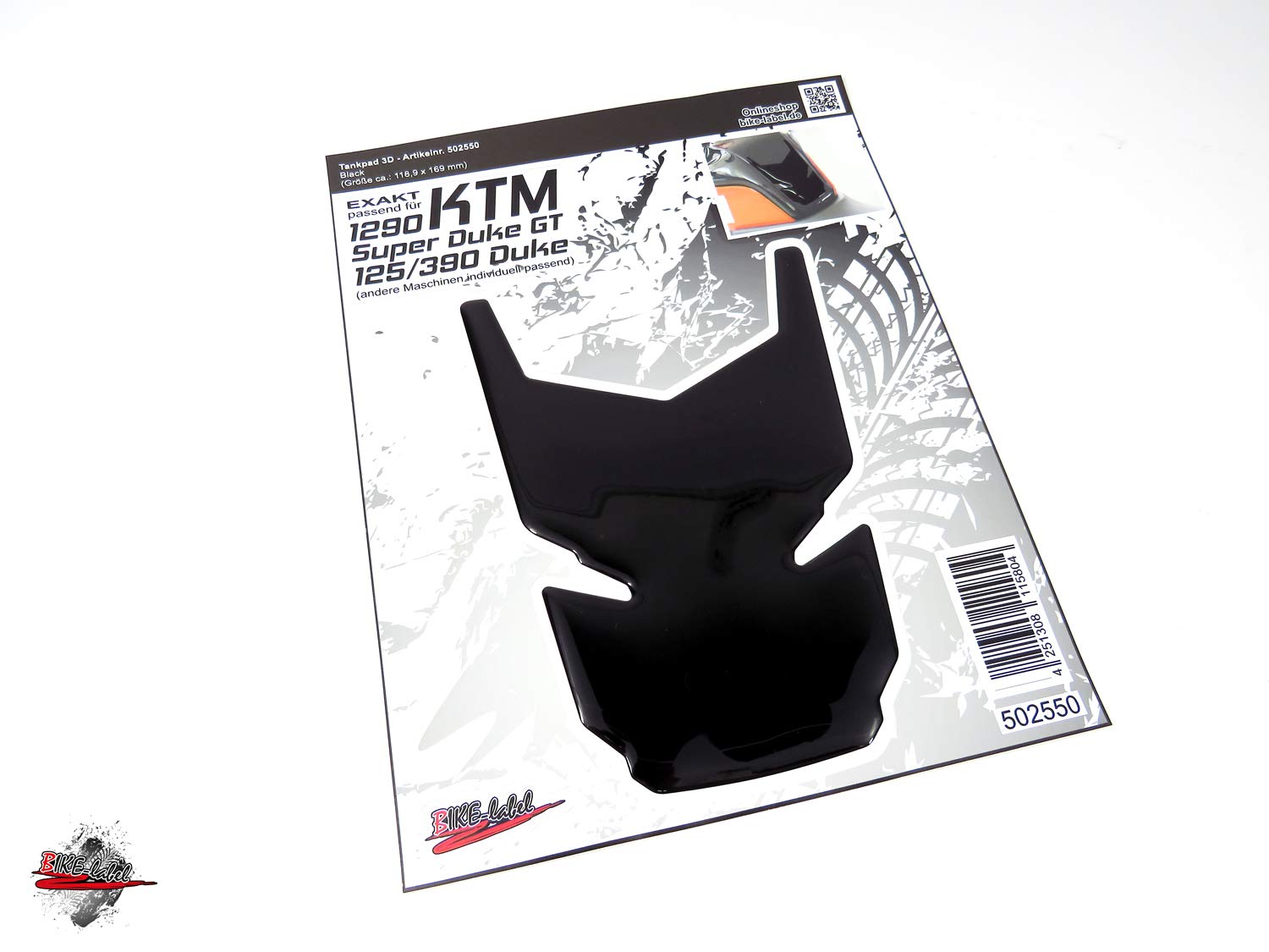 Ktm Adesivo Protezione Serbatoio Duke 125 200 250 390 11-16