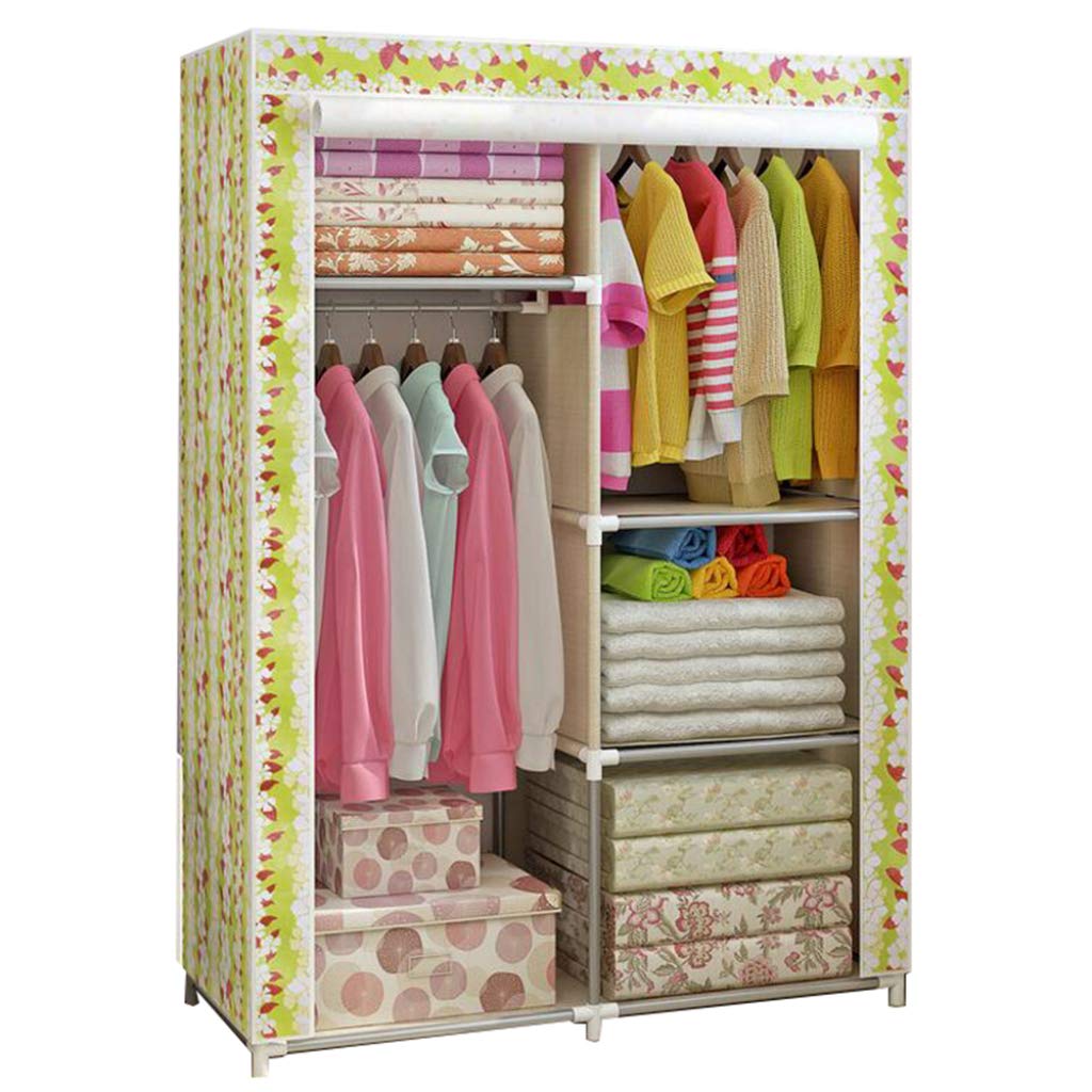 Armoire en tissu rouge bordeaux penderie pliable et portable pour vêtements