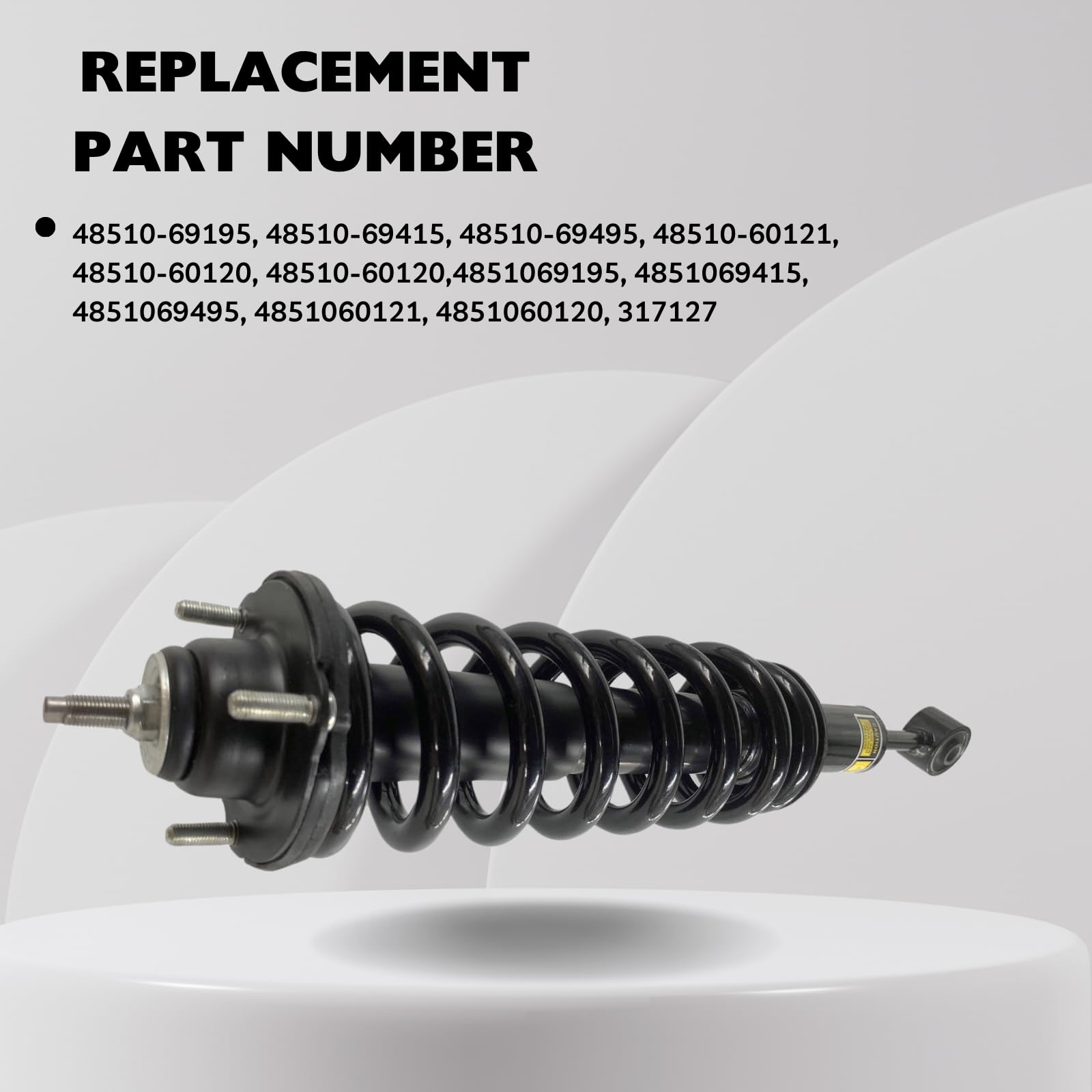 Lexus Gx470 Air Suspension 2x Front Shock Absorber For Toyota Land