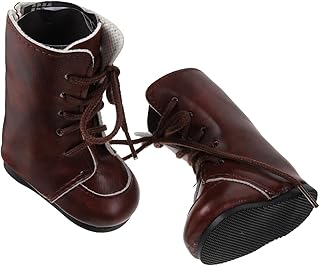 TOYANDONA 1 Par De Botas De Boneca De 18 Polegadas Acessórios De Viagem Para Bonecas Mini Decoração Sapatos De Jardinagem Brinquedos Para Meninas Botas De Decoração Para Casa Botas