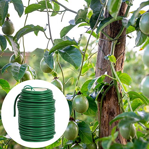 UPKOCH 1 Roll Plant Ties Garden Wire Twist Tie Flexible Plant Supports Ties Reusable Garden Twine Wrap Rope for Supporting Tomato Cages Protect Stems Trunks 3. 5mm*20m