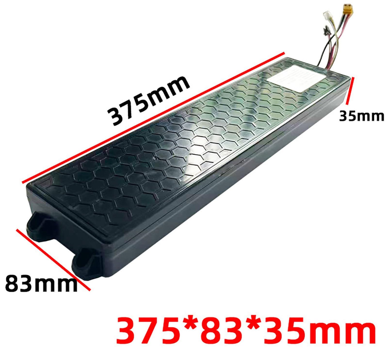36V 5.2Ah Elektroroller-Akku, 36V 5200Mah 10S2P Ersatzakku Wasserdichter PVC Batterie Mit BMS-Schutzplatine Für 187.2Wh Motor-Kit