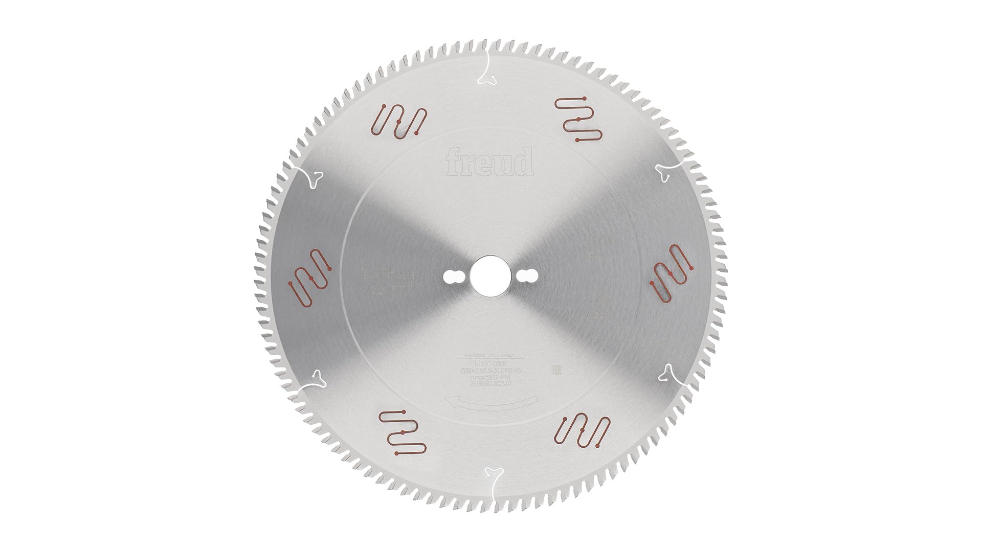 Freud lama per seghe circolari per truciolare per il taglio di pannelli bilaminati D=350 / d=30 / B=3.5 / b=2.5mm - 108 Denti TCG A1=5° - LU3D0900 - F03FS05098