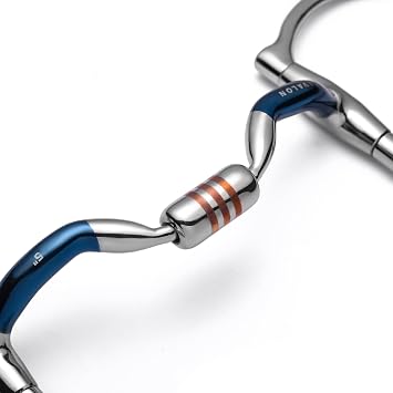 D-Ring Low Port Capsule Sweet Iron Snaffle Bit
