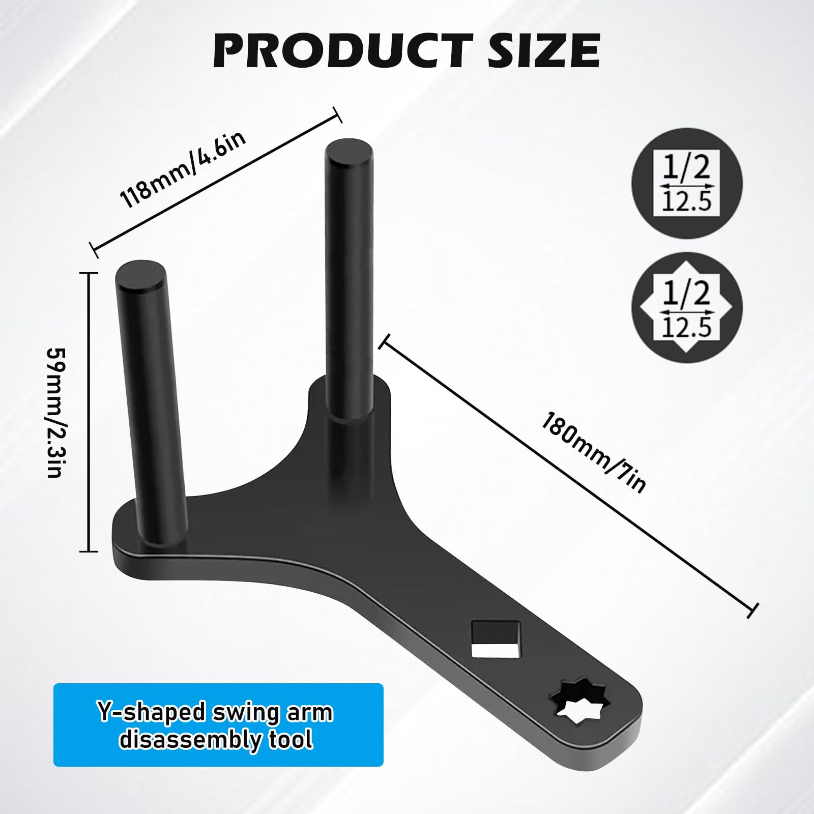 Attrezzo per braccio oscillante, automotive Lower Control Arm Ball Joint Removal Tool per la rimozione del braccio oscillante, strumento automotive, asse posteriore, boccole per braccio trasversale