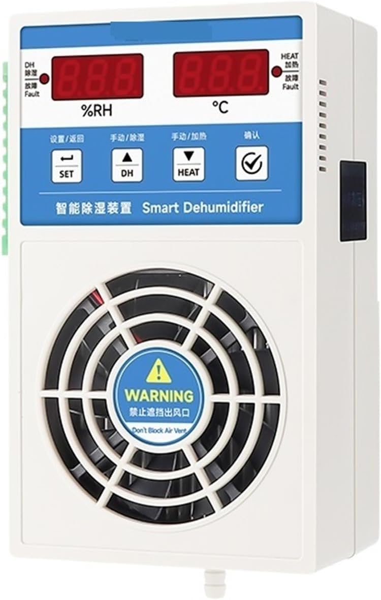 1pc Cabinet Dehumidifier & Fault Alarm Device –Drainable Condensation Remover with Aluminum Housing(EAD-2060PA)
