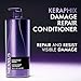 Nexxus Keraphix Conditioner Damage Repair for Damaged Hair Powered by KRT Keratin Resistance Therapy with Liquid Crystal Amino Acids 33.8 oz