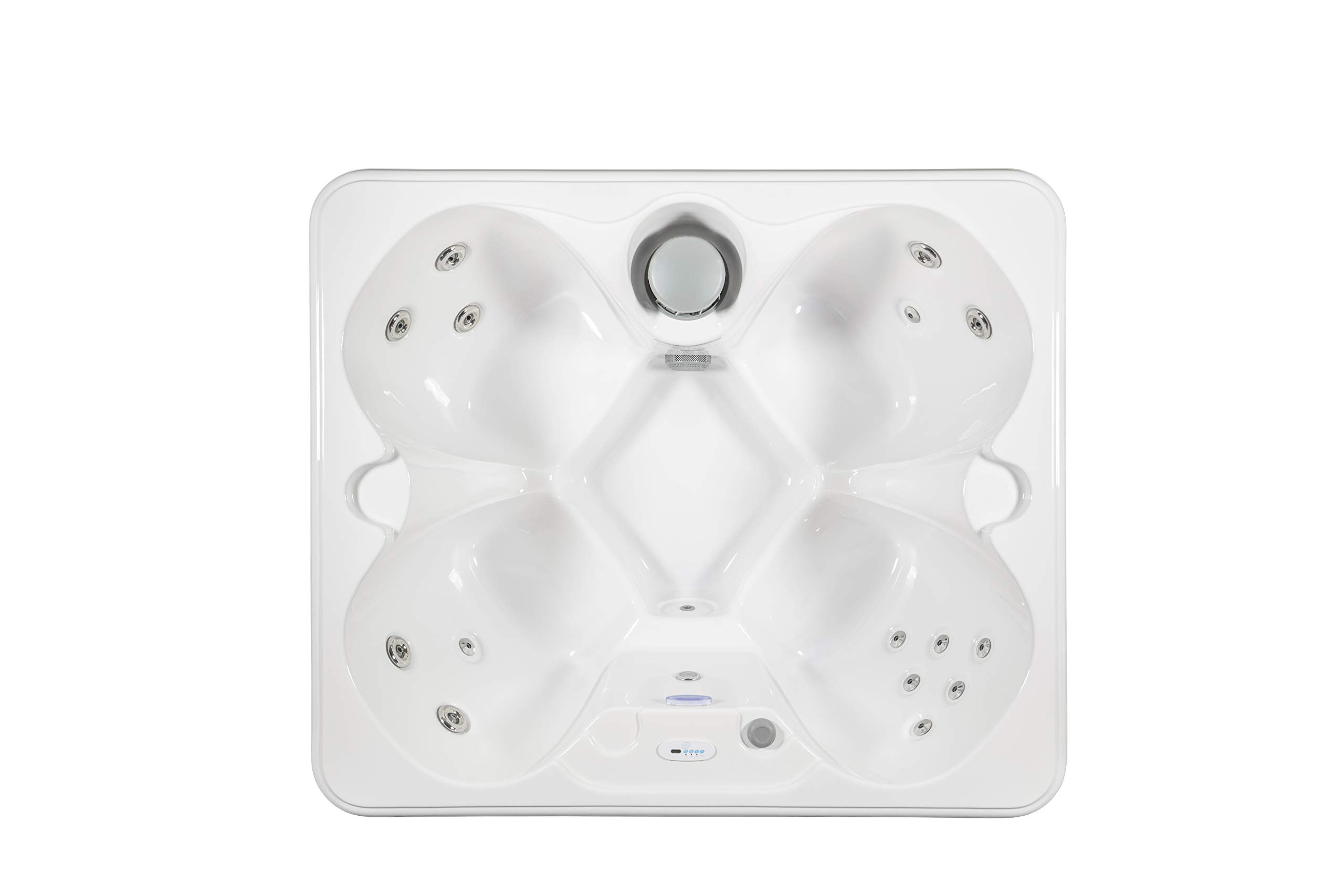 Hudson Bay Spas 4 Person 14 Jet Spa with Stainless Jets and 110V GFCI Cord Included