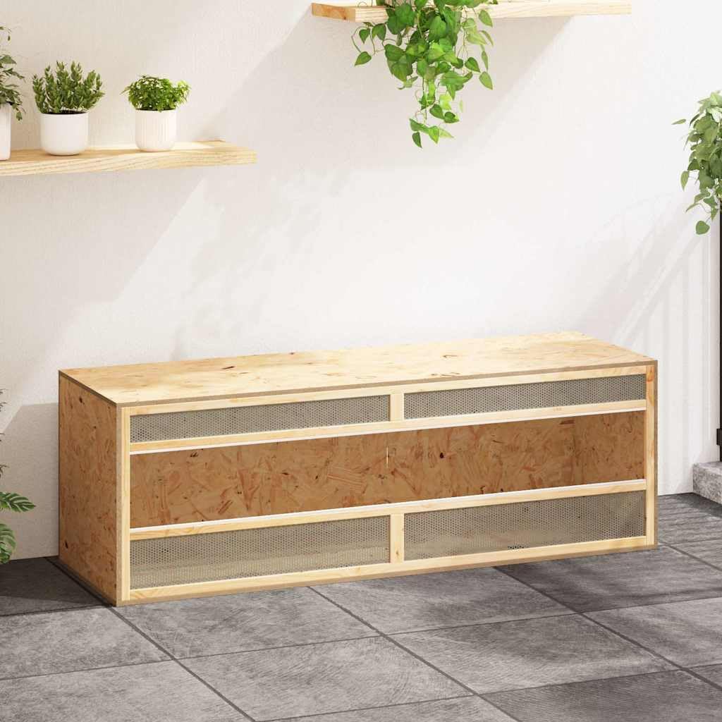 Terrarium z Materiału Drewnopochodnego 144x46x48 cm dla Gadów i Zwierząt