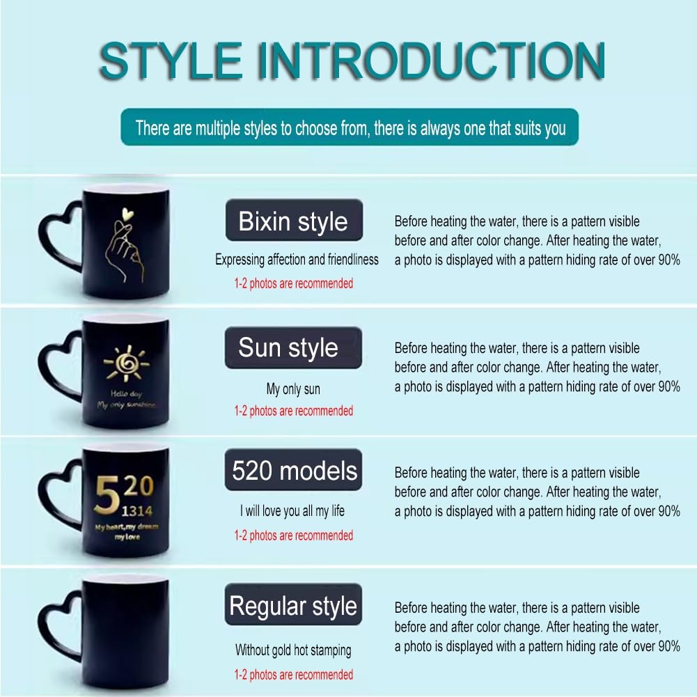 zktoermn Tazas De Café Personalizadas, Texto De Imagen Personalizado O Copa De Cerámica De Logotipo, Hombres Y Mujeres, Negro