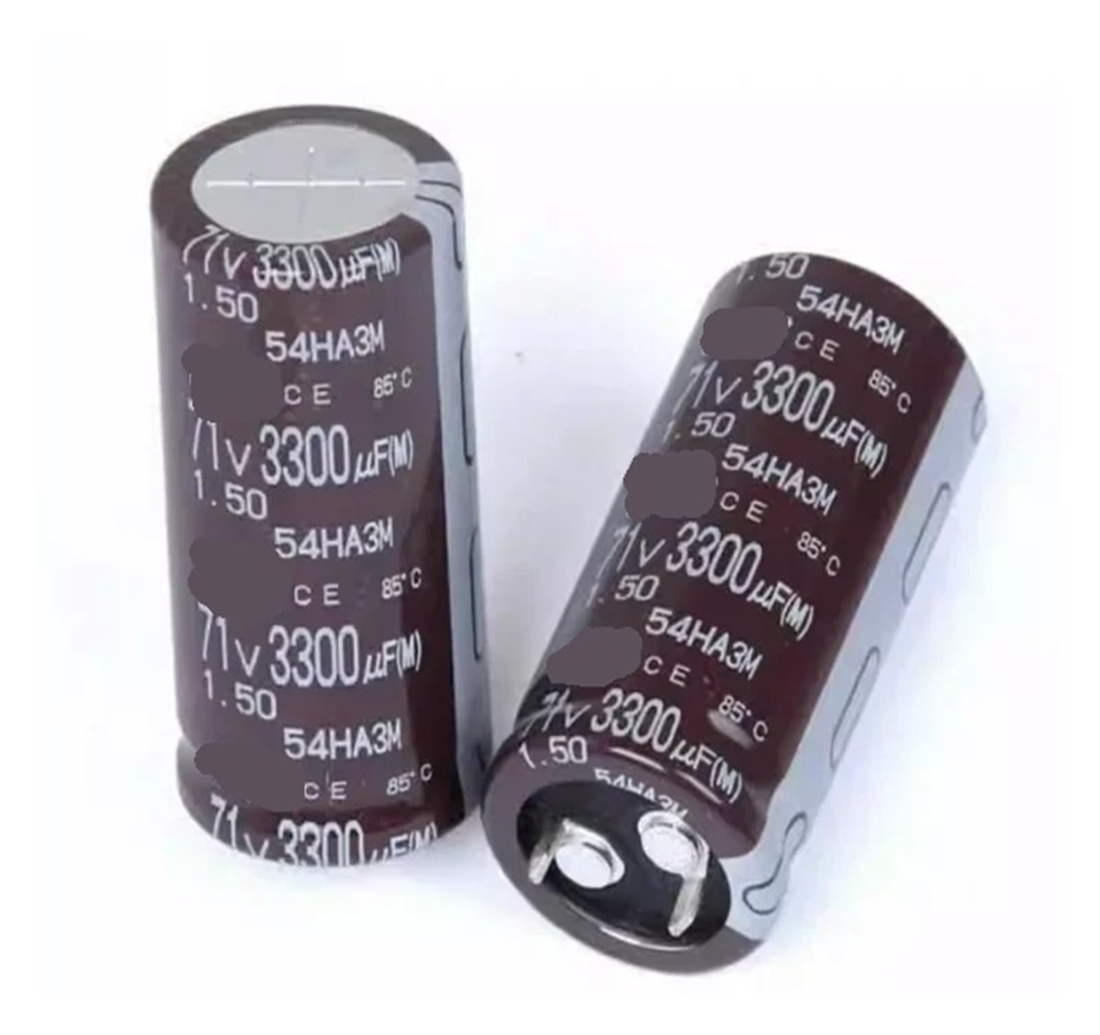 LEOTNNDQ 1pcs 71V3300UF 22x45mm electrolytic capacitor 3300UF/71V