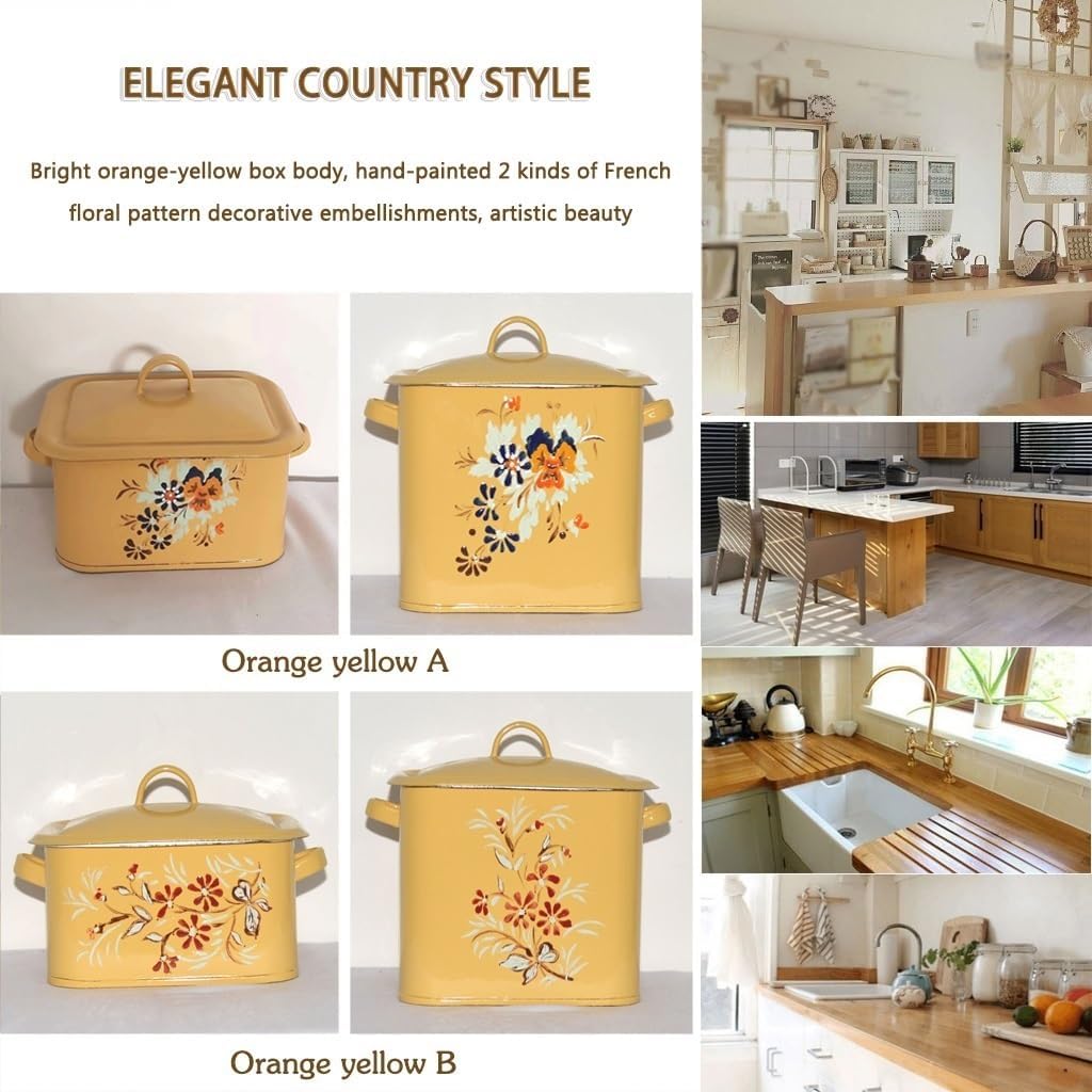 ブレッド缶 ブレッドビン 大容量キッチンテーブルトップ パン箱、 エレガントなカントリー スタイルのアート 容器の装飾品、 母の日ギ