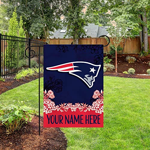 Image of Rico Industries NFL Standard /Primary Personalized 13 inch x 18 inch Double Sided Garden Flag