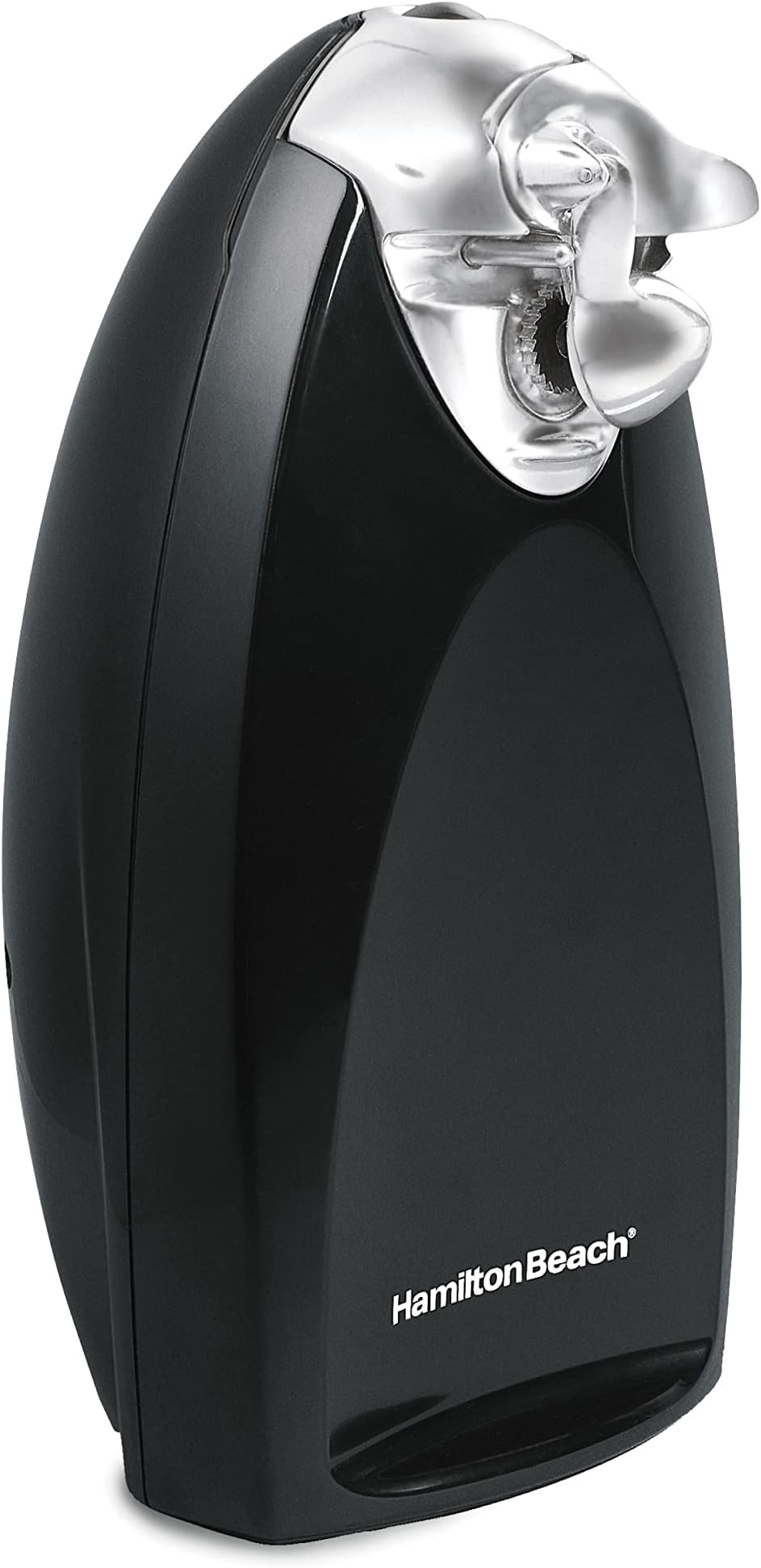 Hamilton Beach Classic Chrome Heavyweight Can Opener, Black Cord Storage Black 76380