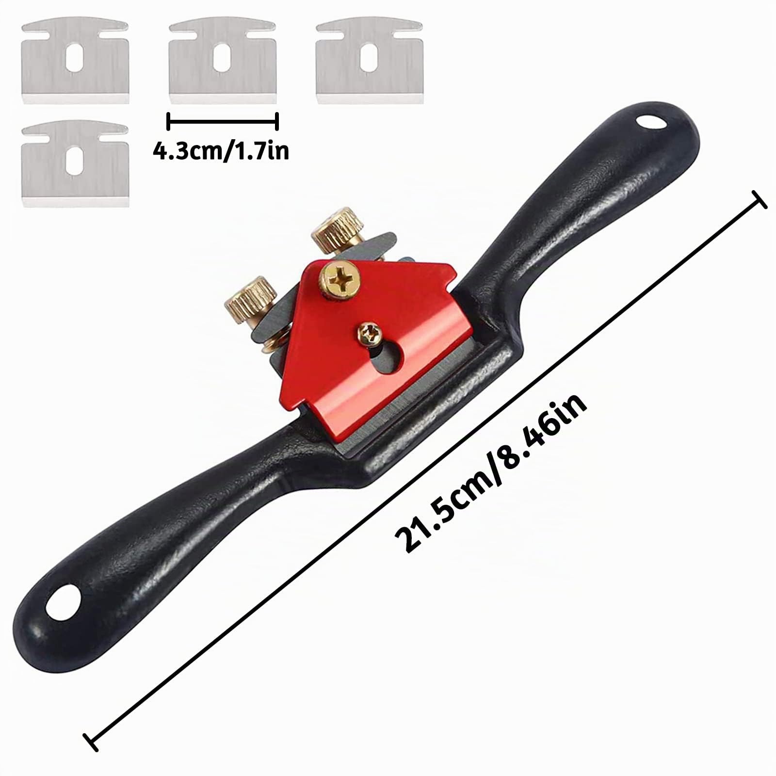 Pialla a coda regolabile Spokeshave per legno, strumento da lavoro a mano