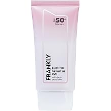 Frankly Fasahesan Cream SPF 50+ Sunscreen, 1.7 fl oz 50 ml, Tone Up, Skin Care, UV Protection, UV Protection, Sensitive Skin, Peach Beige Color, Glossy, Blood Tone, Transparent, Korean Cosmetics