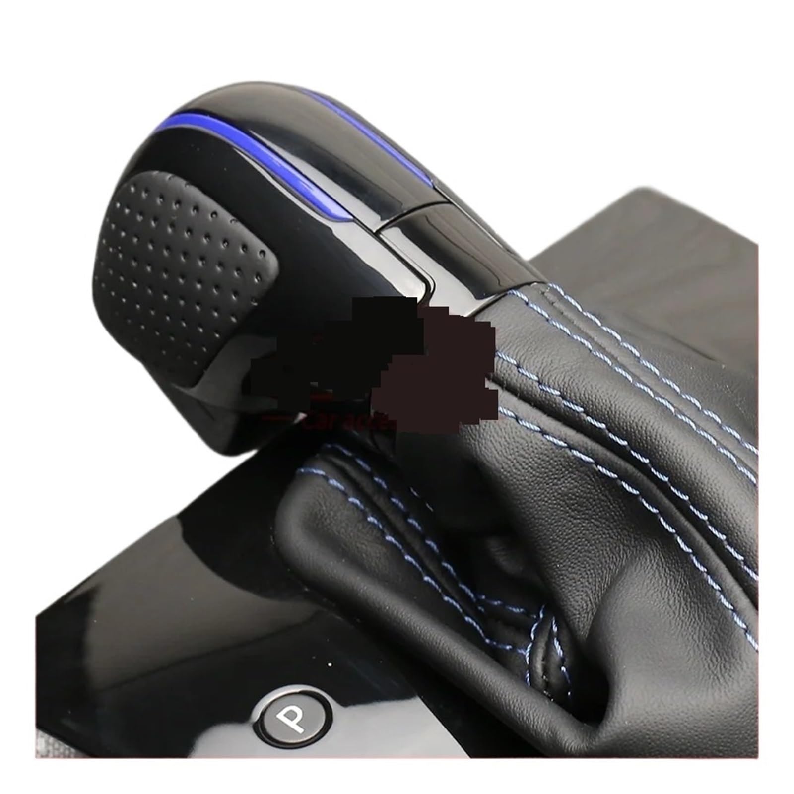 Palanca Velocidad Coche para VW para Golf 6 para Golf 5 para GTI para MK6 para MK5 Palanca De Cambios Automática con Panel Accesorios De Coche Perilla De Cambio Adecuada Pomo Palanca Cambios(3)