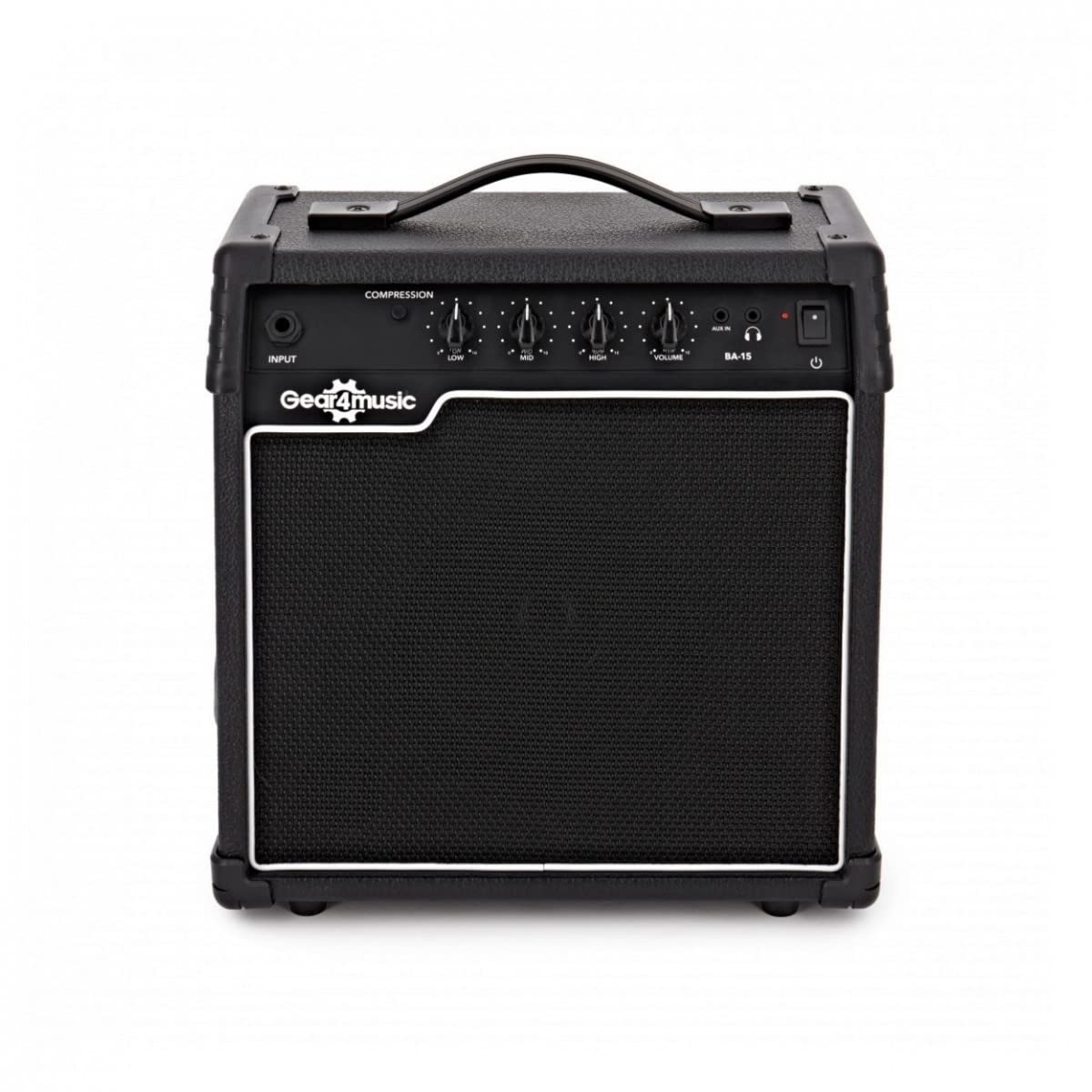 Gear4music Amplificatore per chitarra elettrica da 15W con accessori