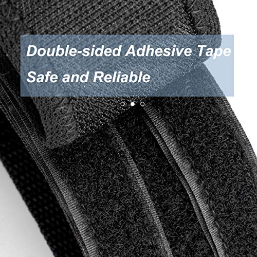 Qeedy Bike Pedal Straps Pedal 2 Pieces Universal Bicycle Feet Strap Pedal Straps Toe Clips Straps Tape for Fixed Gear Bike (Red)