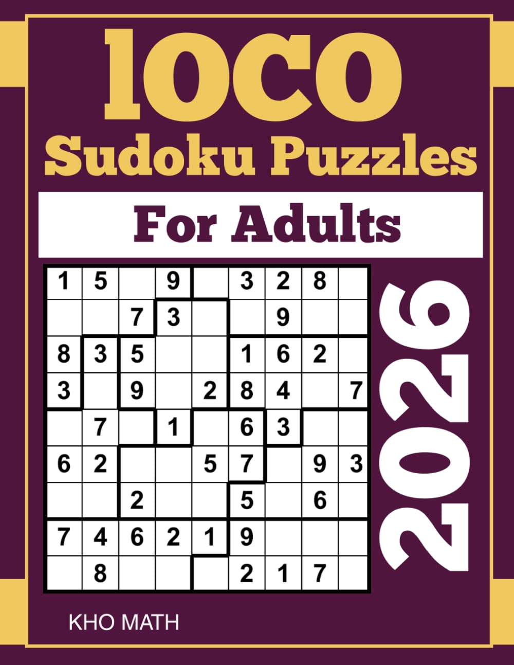 2026 Loco Sudoku Puzzles for Adults: 300 Easy to Hard Jigsaw Sudoku Puzzles