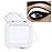 evpct Matte White Eyeshadow Singles, White Matte Cream Powder Eye Shadow Palette Makeup for Older Women, High Pigment Waterproof Monochrome Mini Eyeshadow Palette, sombra de ojos