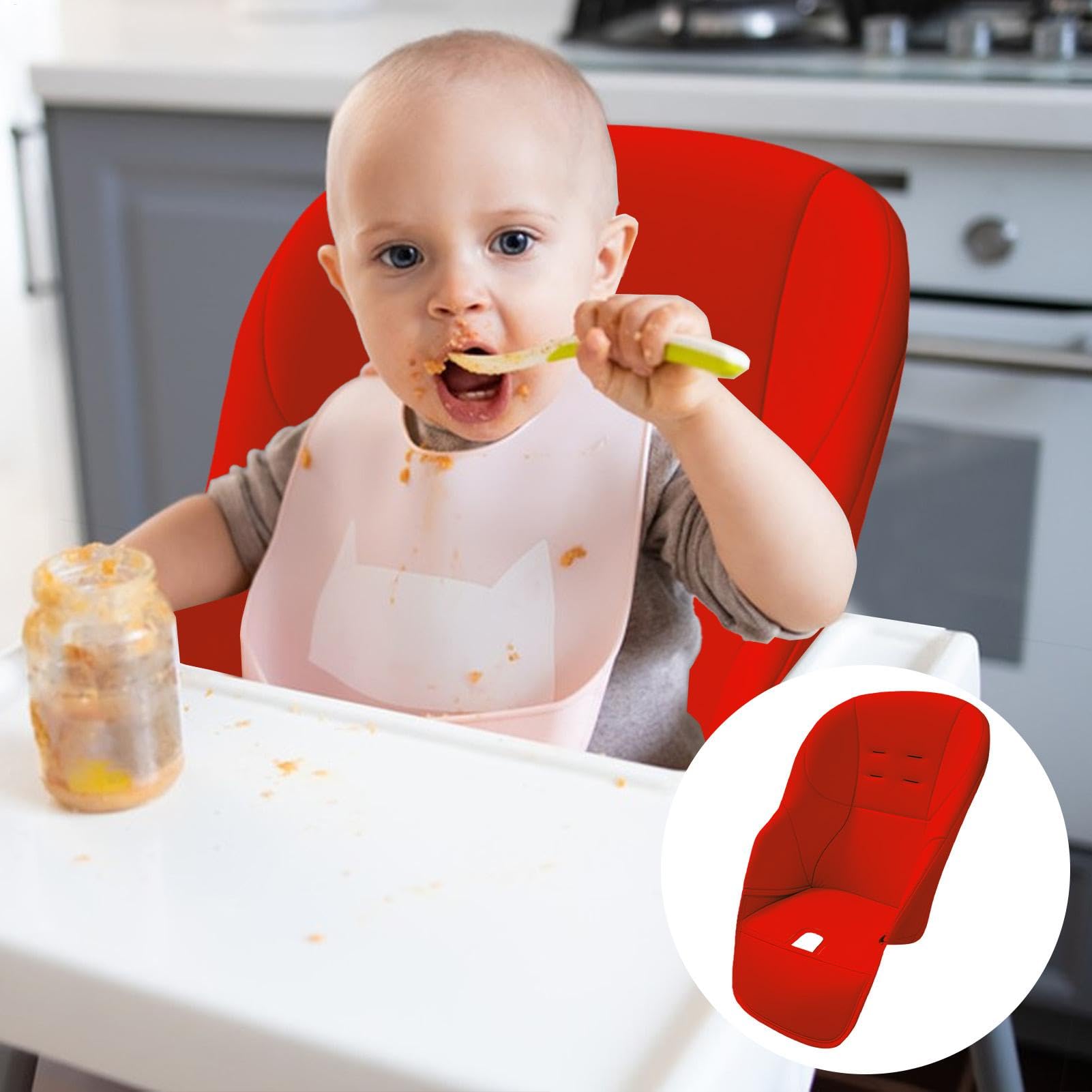 Okładki na krzesło restauracji dla dziecka, okładka HighChair dla dziecka | Wygodna poduszka do siedzenia akcesoria dla niemowląt, części zamienne w