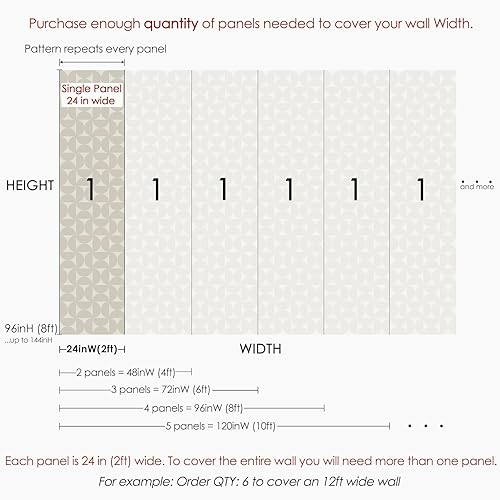 Miniatura 6 de Papel tapiz moderno Semi Circles  Papel tapiz autoadhesivo extraíble escandinavo  Geométrico Minimalista Despegar y Pegar (Muestra de 12 pulgadas de