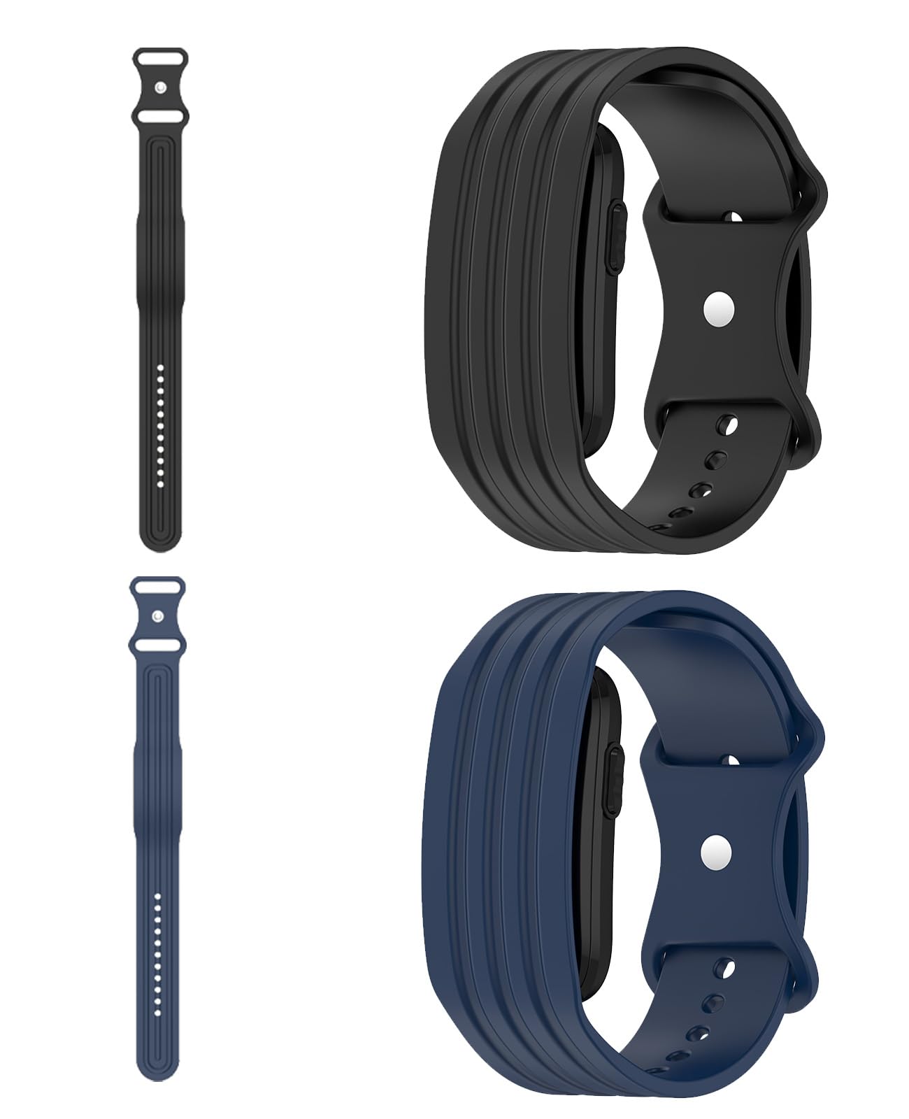 Silicone Band Compatible with Garmin Cirqa, Replacement Sport Strap with Classic Buckle,W…