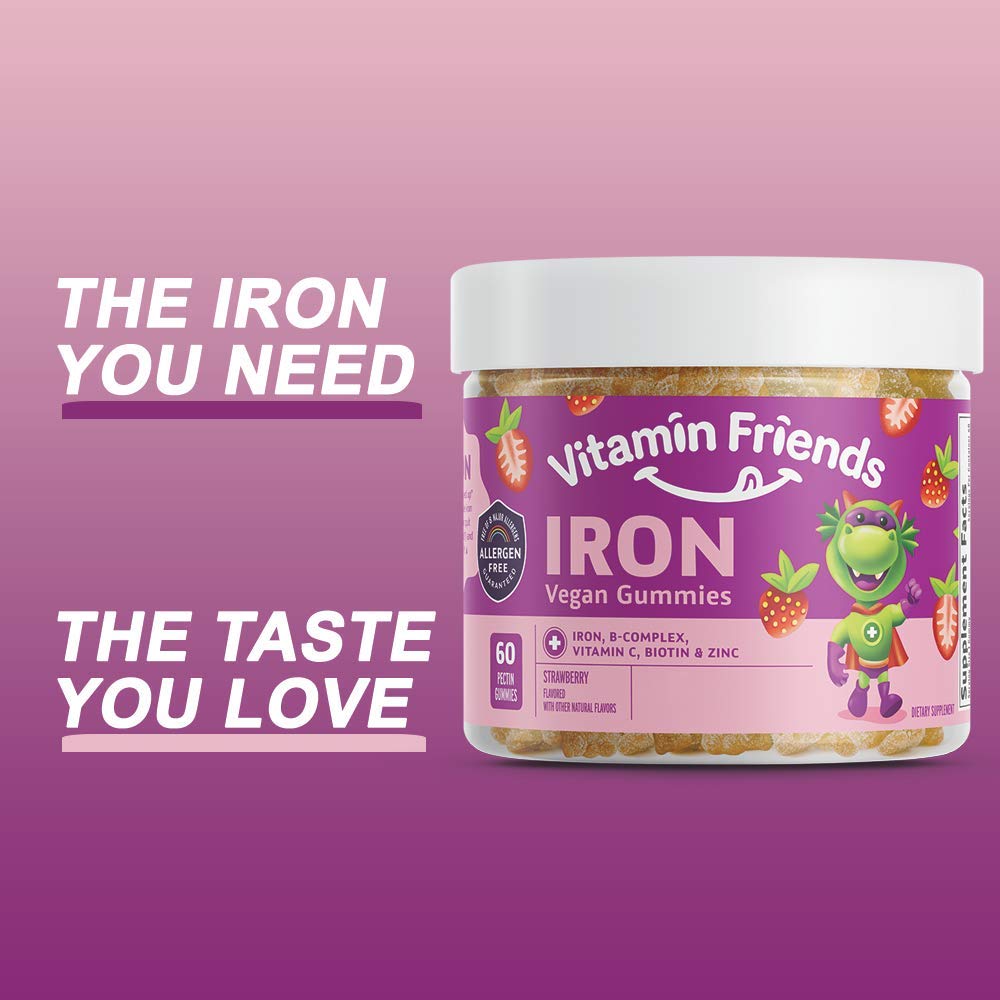Buy Vitamin Friends Gummy Bear Iron Supplement for Kids (3 Pack 90
