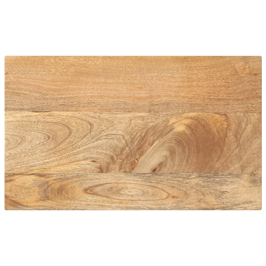 IKAYAA Tablero para Mesa 60 x 30 cm, Madera Maciza de Mango, Tabla Mesa de Cocina, Tablero para Escritorio, Rectangular, Tablero de Mesa de Comedor, Mesa de Salón Type-3