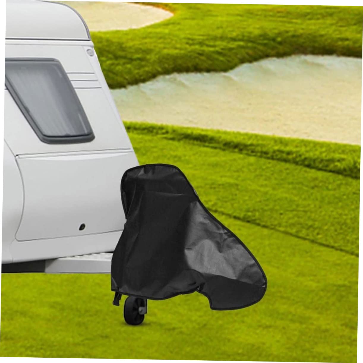 3 Piezas Cubierta Enganche Remolque Cubierta Gancho Remolque RV Caravana Outdoor Storage Cortavientos Parasol Coche Billetera Viaje Sombra Enganche Prueba