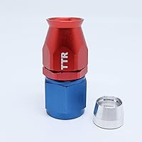 Vista 4 de TT Racing -8 Accesorios giratorios de PTFE AN8 y kit de manguera de línea de combustible de acero inoxidable 33FT PTFEAN8_KIT_33